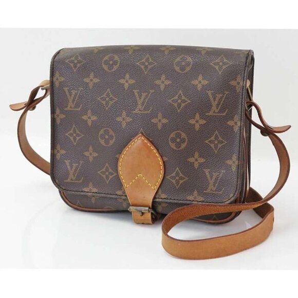 100% Authentic LOUIS VUITTON Cartouchiere MM Monogram Crossbody Bag - Picture 2 of 15